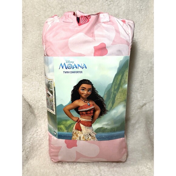 Disney Moana Twin Comforter Reversible Kids Bedding Blanket NEW - Picture 4 of 5